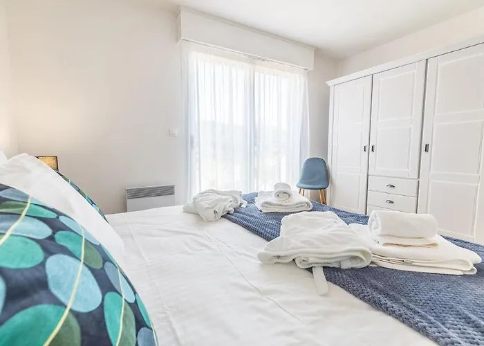 Madame Les Palmiers Du Golf Service Premium Lägenhetshotell Moliets-et-Maa